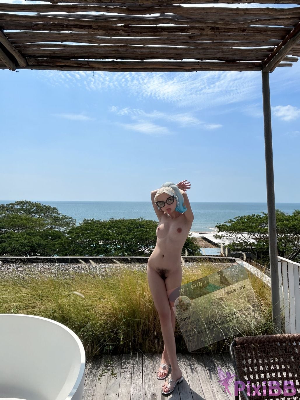 OtherXXX Amysexyy168 China Eastern Airlines stewardess c Cup beauty contrasts the best stunner PixiBB.COM 050