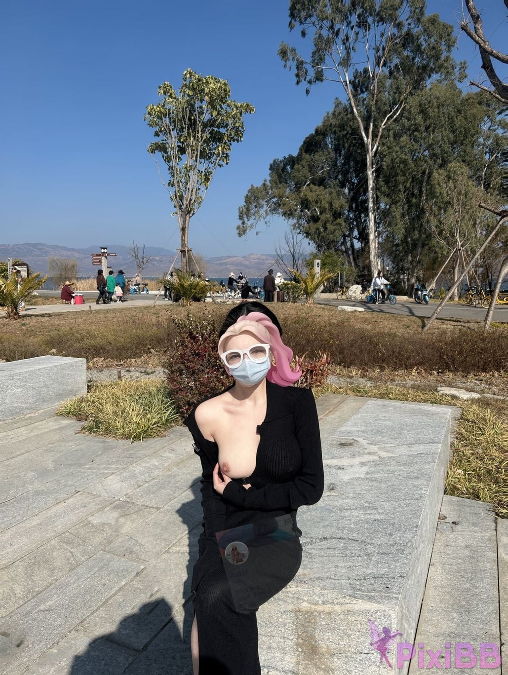 OtherXXX Amysexyy168 China Eastern Airlines stewardess c Cup beauty contrasts the best stunner PixiBB.COM 161