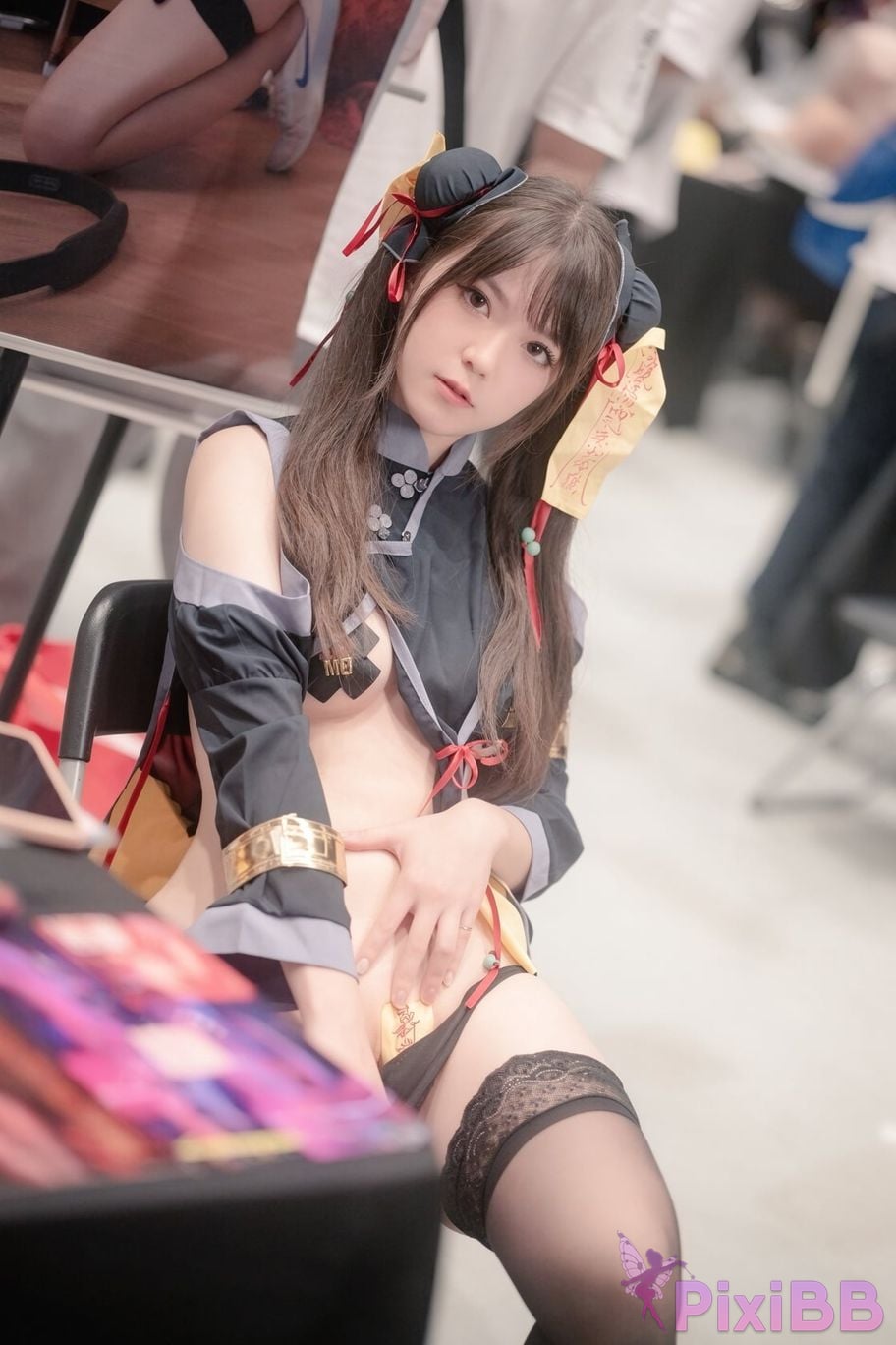 OtherXXX Amysexyy168 China Eastern Airlines stewardess c Cup beauty contrasts the best stunner PixiBB.COM 168