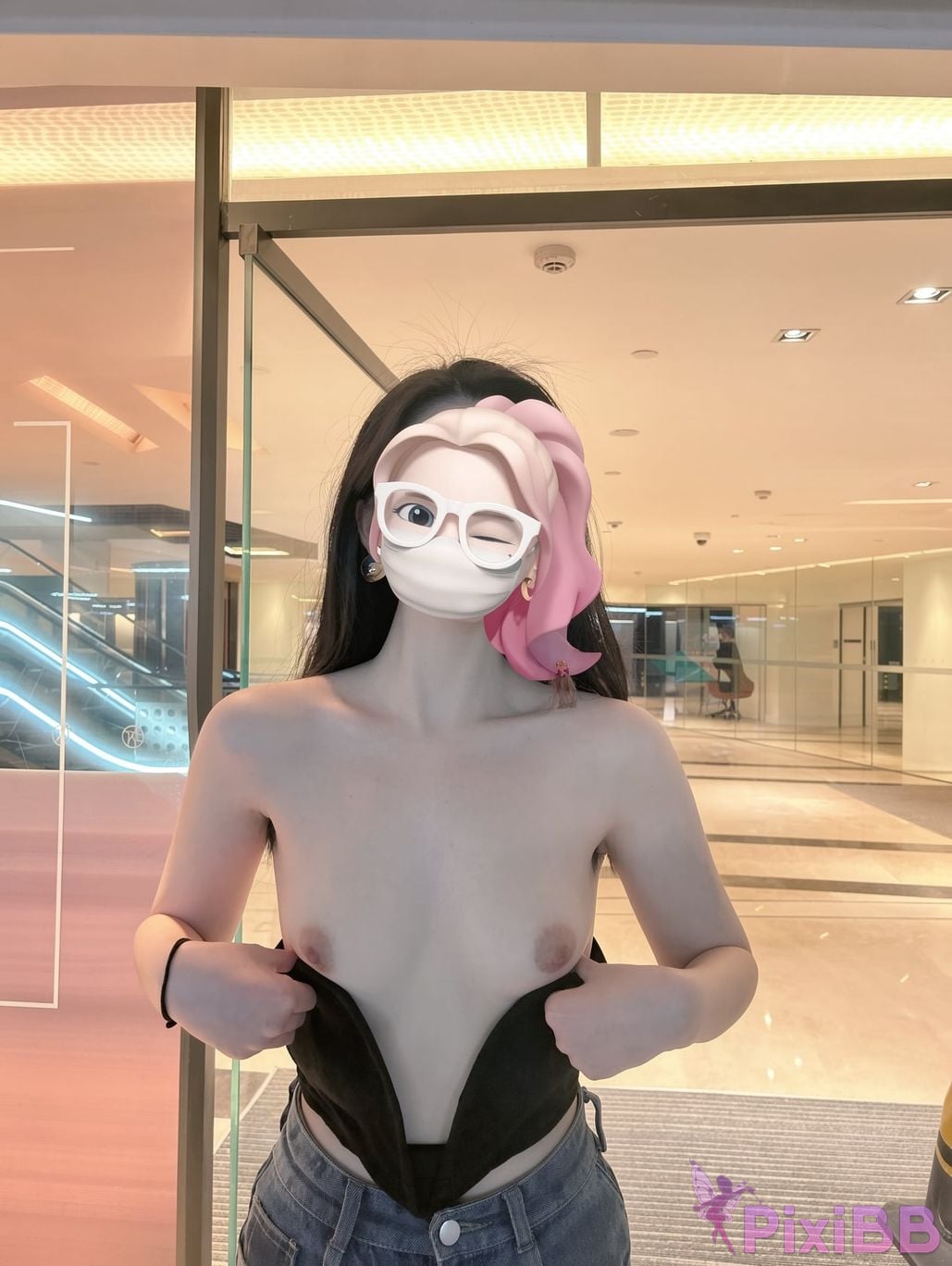 OtherXXX Amysexyy168 China Eastern Airlines stewardess c Cup beauty contrasts the best stunner PixiBB.COM 175