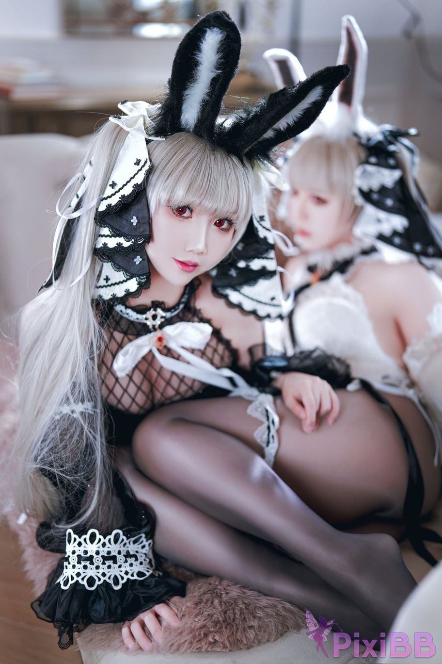 Coser Mian bing xian er and Ban ban zi PixiBB.COM 002