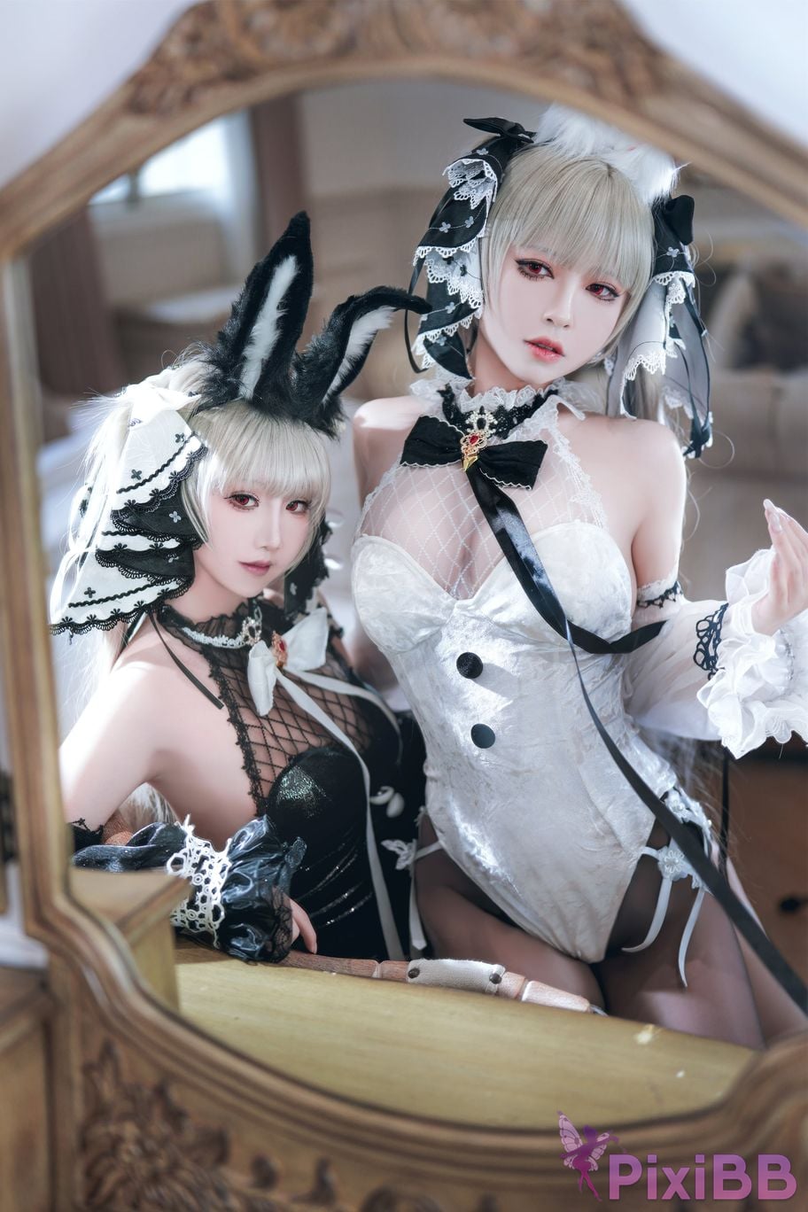 Coser Mian bing xian er and Ban ban zi PixiBB.COM 030