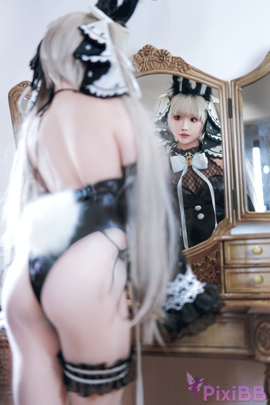 Coser Mian bing xian er and Ban ban zi PixiBB.COM 032