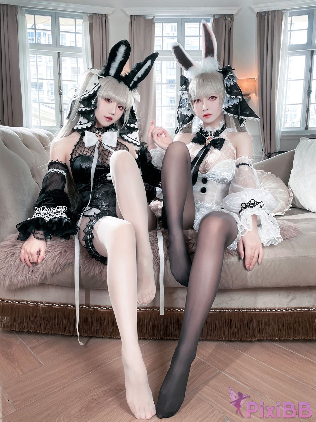 Coser Mian bing xian er and Ban ban zi PixiBB.COM 043