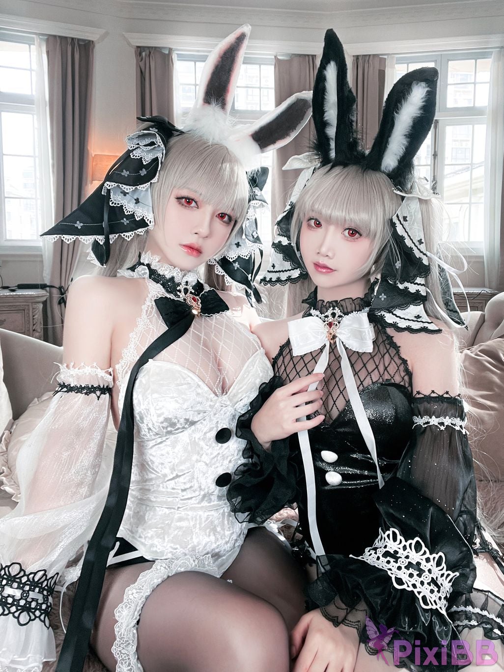 Coser Mian bing xian er and Ban ban zi PixiBB.COM 044
