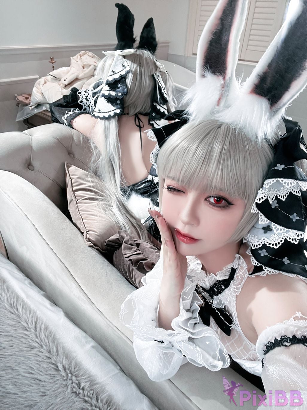 Coser Mian bing xian er and Ban ban zi PixiBB.COM 052