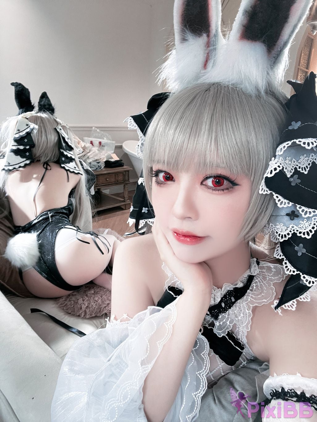 Coser Mian bing xian er and Ban ban zi PixiBB.COM 053