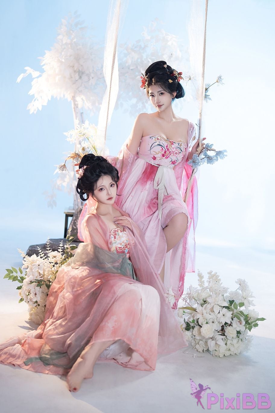 Coser Xing lan shi lan lan jiao lan mei ya and Natsuko PixiBB.COM 001