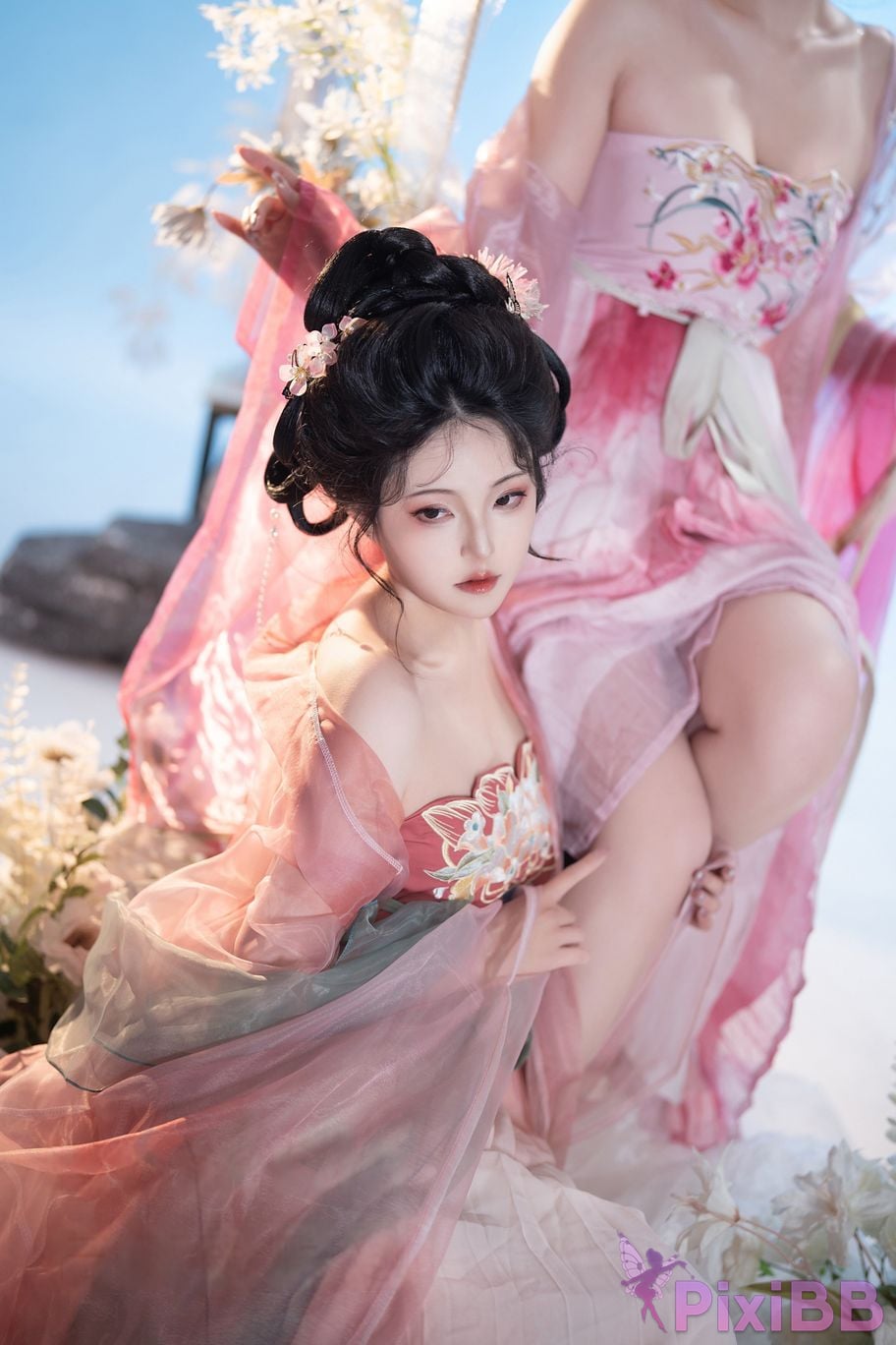 Coser Xing lan shi lan lan jiao lan mei ya and Natsuko PixiBB.COM 004