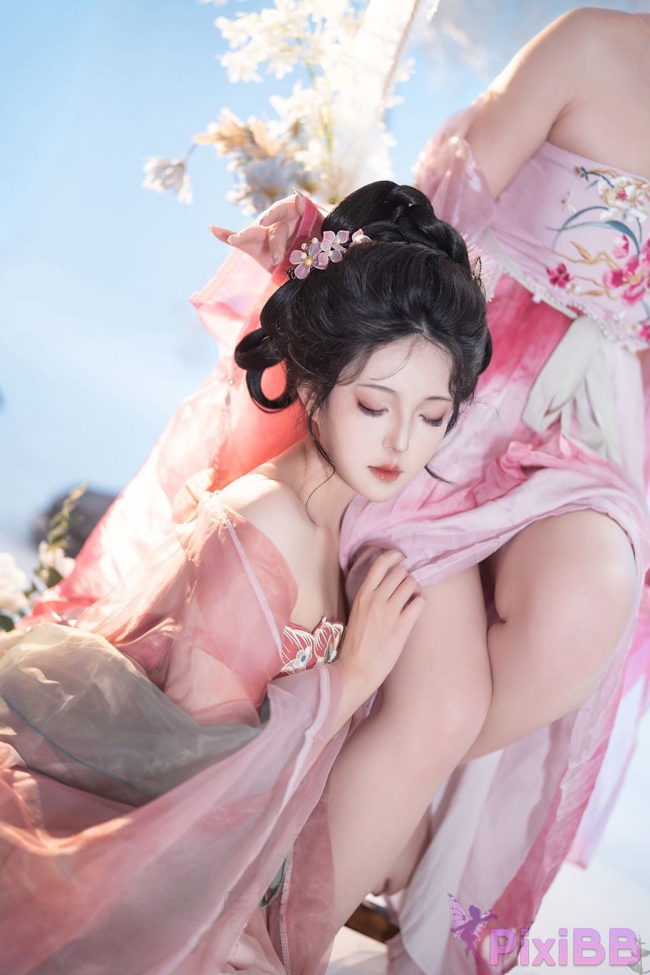 Coser Xing lan shi lan lan jiao lan mei ya and Natsuko PixiBB.COM 005