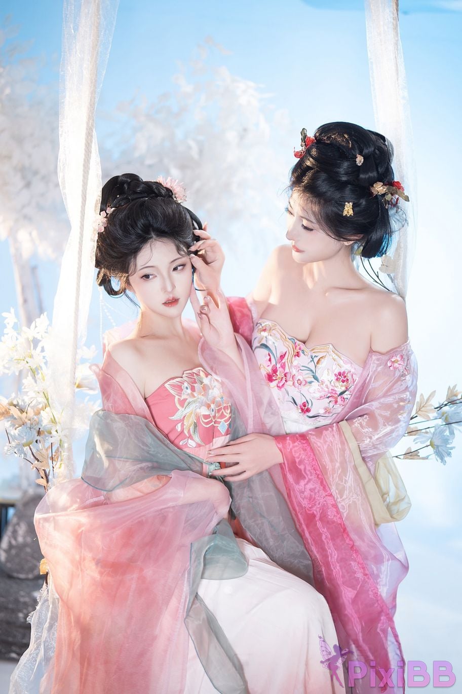 Coser Xing lan shi lan lan jiao lan mei ya and Natsuko PixiBB.COM 008