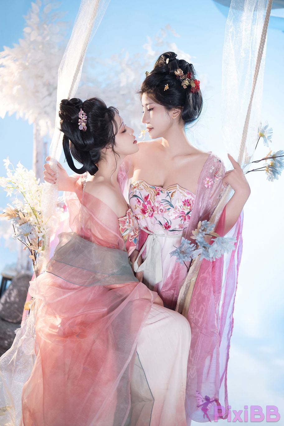 Coser Xing lan shi lan lan jiao lan mei ya and Natsuko PixiBB.COM 011