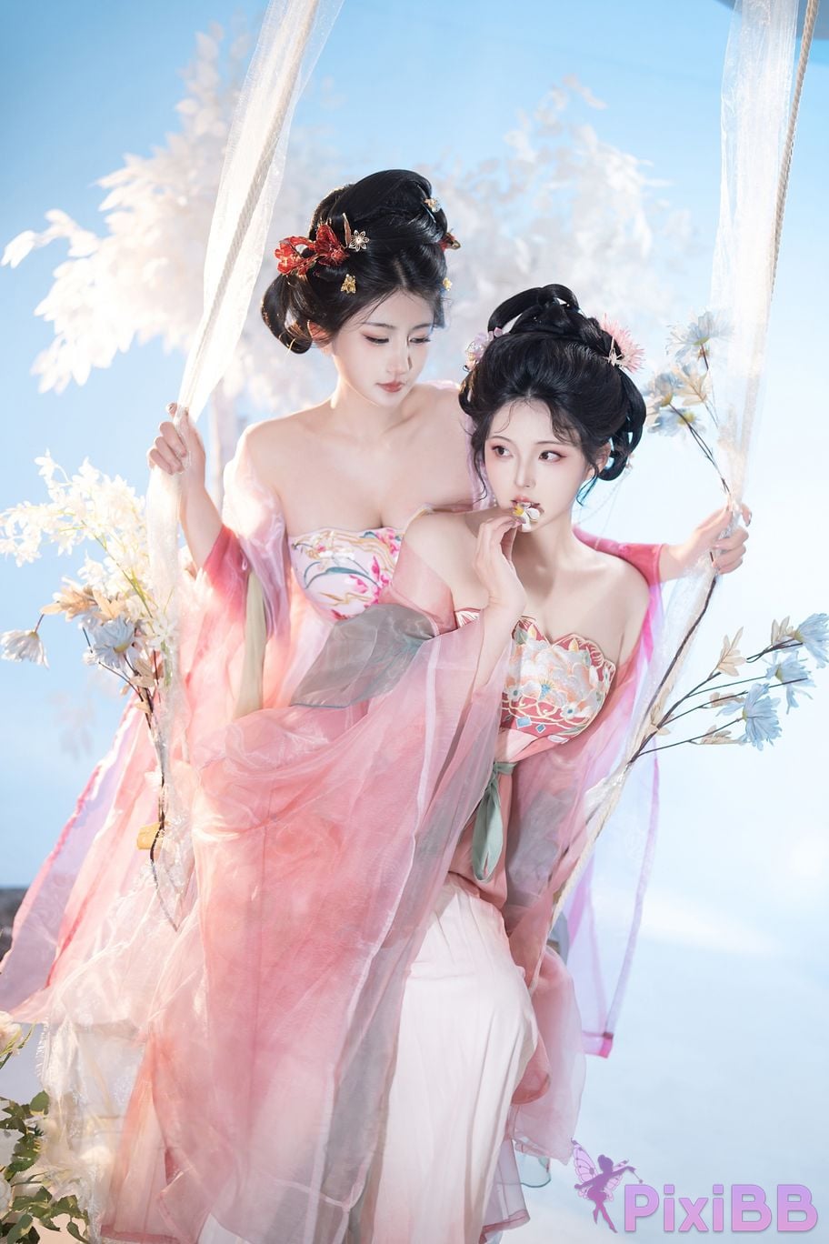 Coser Xing lan shi lan lan jiao lan mei ya and Natsuko PixiBB.COM 013