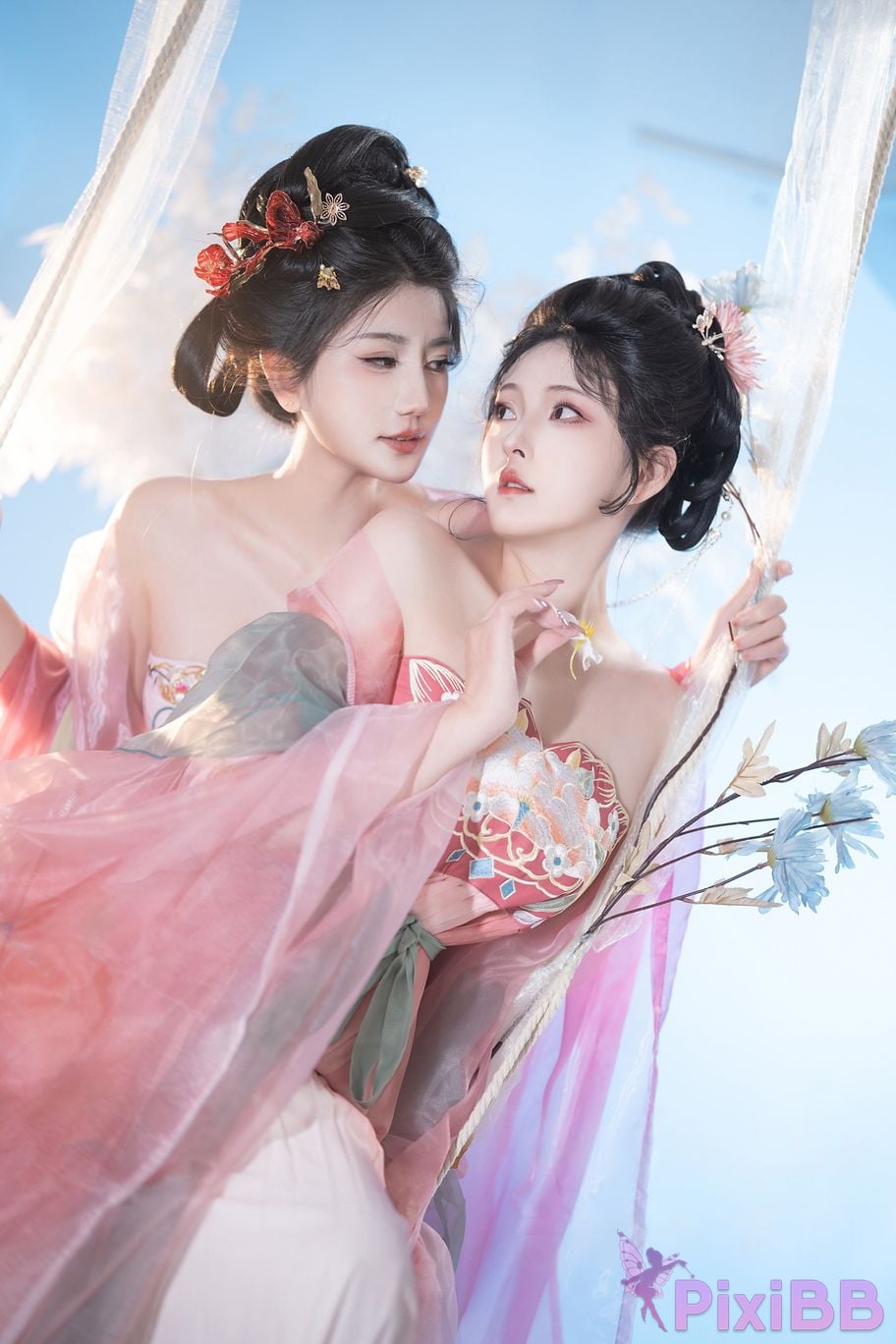 Coser Xing lan shi lan lan jiao lan mei ya and Natsuko PixiBB.COM 014