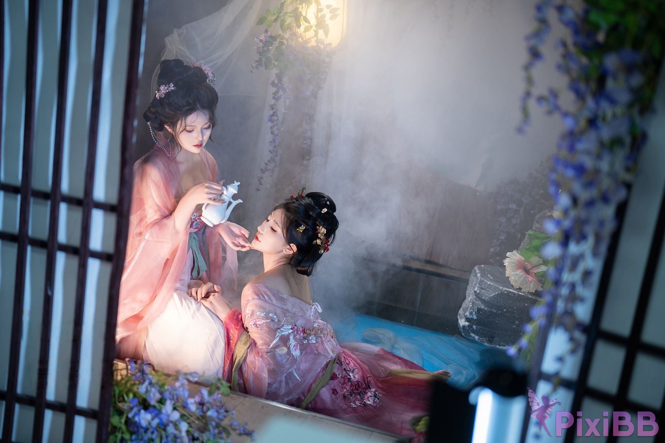 Coser Xing lan shi lan lan jiao lan mei ya and Natsuko PixiBB.COM 017