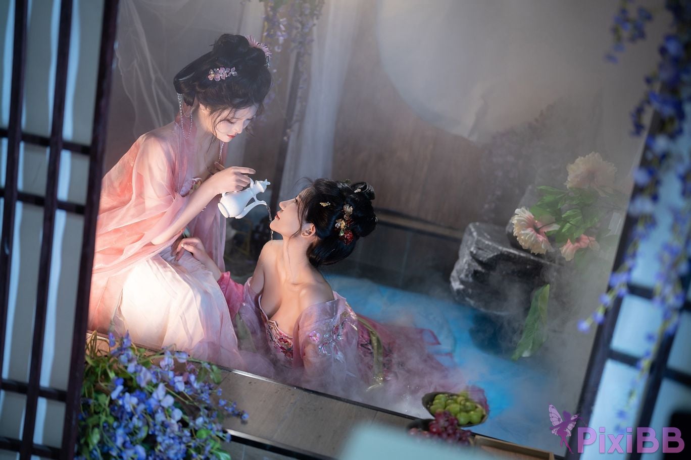Coser Xing lan shi lan lan jiao lan mei ya and Natsuko PixiBB.COM 019