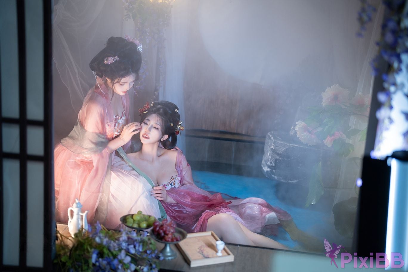 Coser Xing lan shi lan lan jiao lan mei ya and Natsuko PixiBB.COM 023