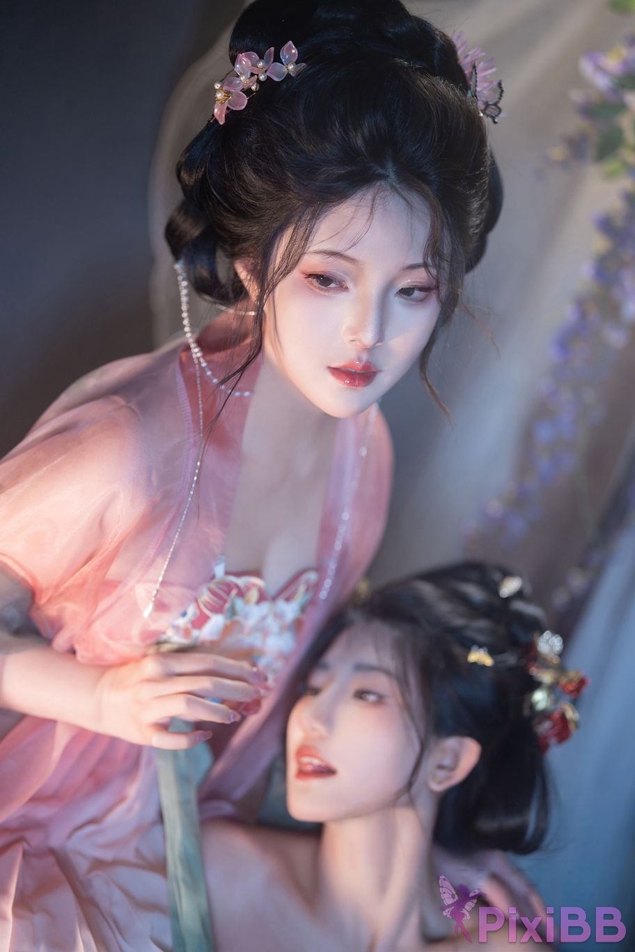 Coser Xing lan shi lan lan jiao lan mei ya and Natsuko PixiBB.COM 025