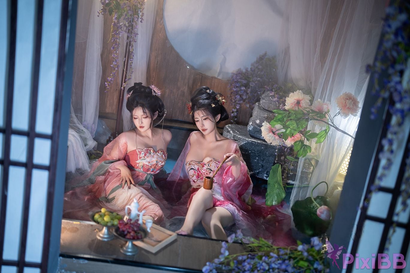 Coser Xing lan shi lan lan jiao lan mei ya and Natsuko PixiBB.COM 029