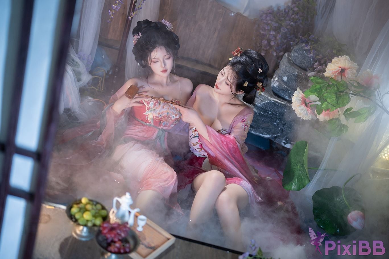 Coser Xing lan shi lan lan jiao lan mei ya and Natsuko PixiBB.COM 031