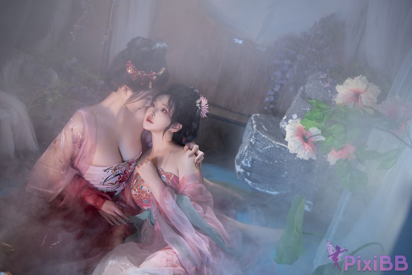 Coser Xing lan shi lan lan jiao lan mei ya and Natsuko PixiBB.COM 036