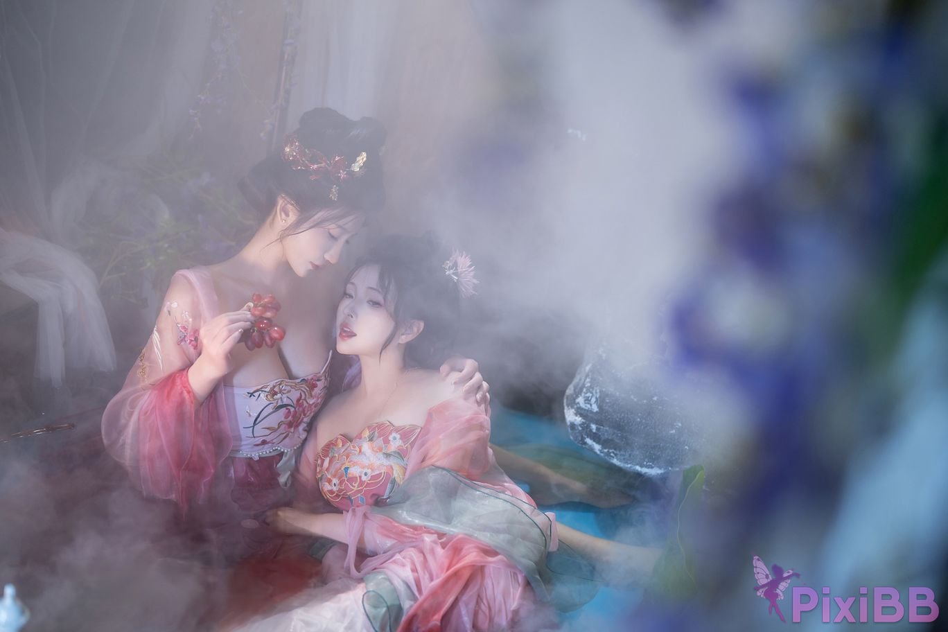 Coser Xing lan shi lan lan jiao lan mei ya and Natsuko PixiBB.COM 040
