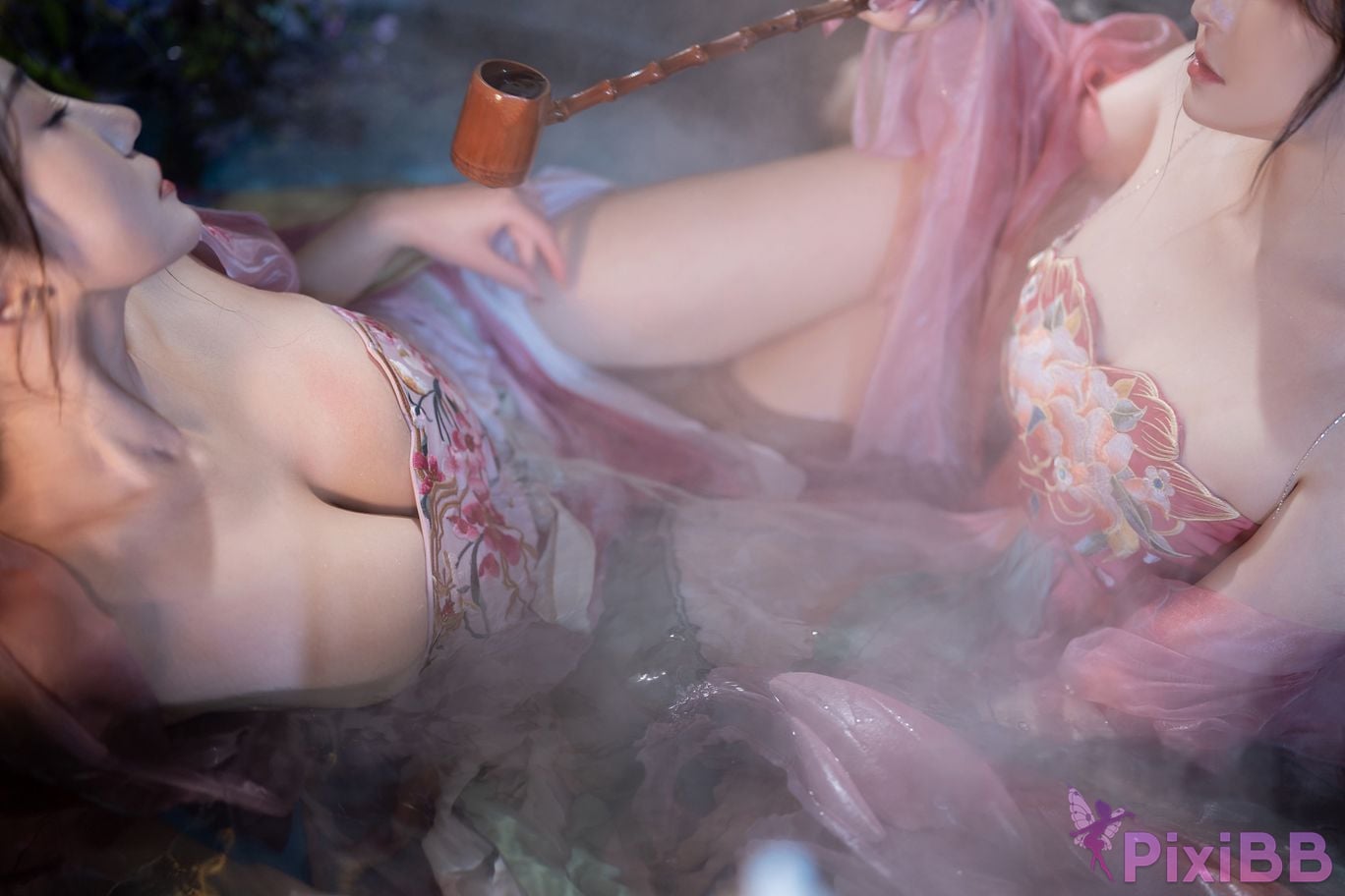 Coser Xing lan shi lan lan jiao lan mei ya and Natsuko PixiBB.COM 043