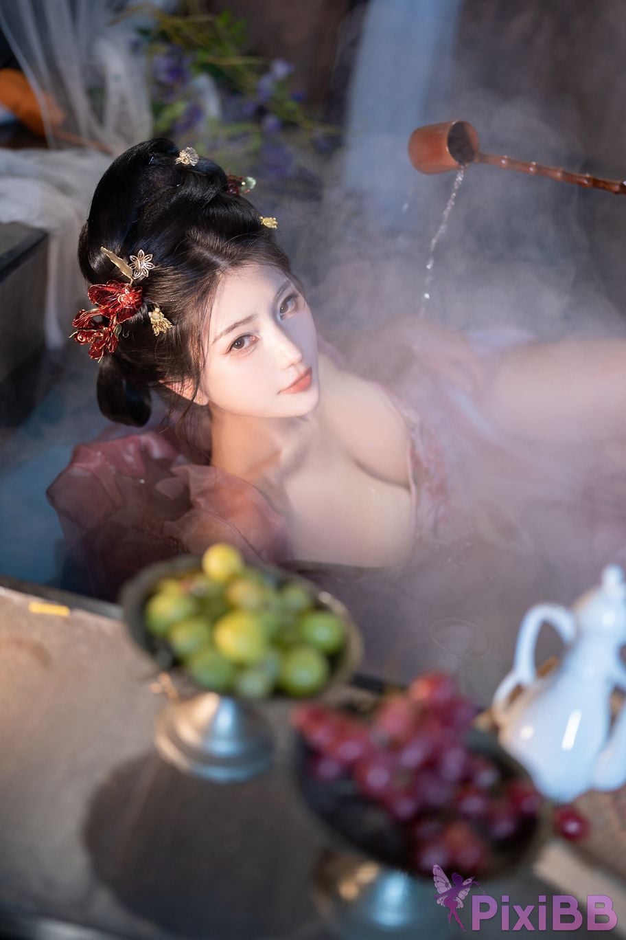Coser Xing lan shi lan lan jiao lan mei ya and Natsuko PixiBB.COM 044
