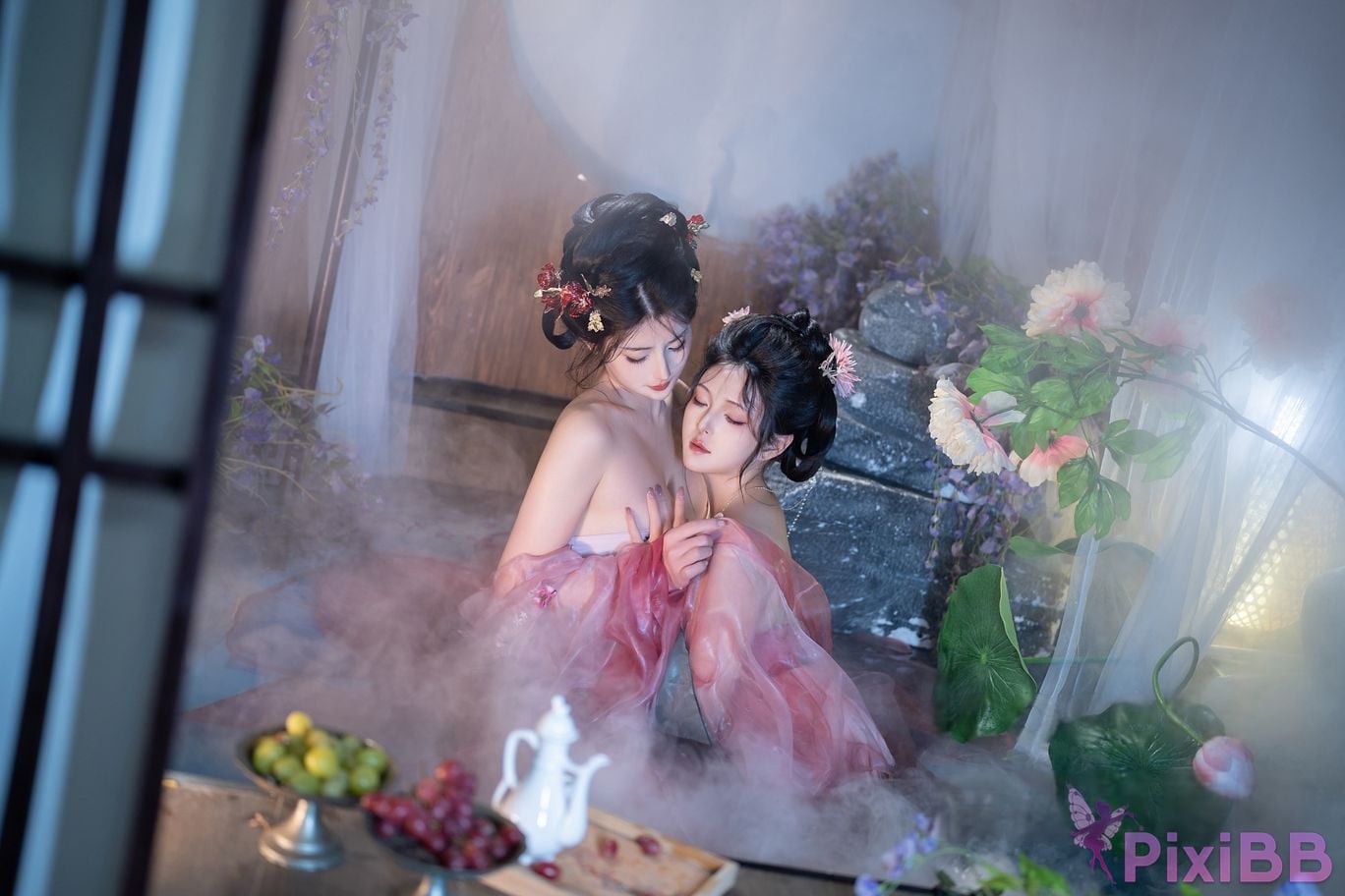 Coser Xing lan shi lan lan jiao lan mei ya and Natsuko PixiBB.COM 047