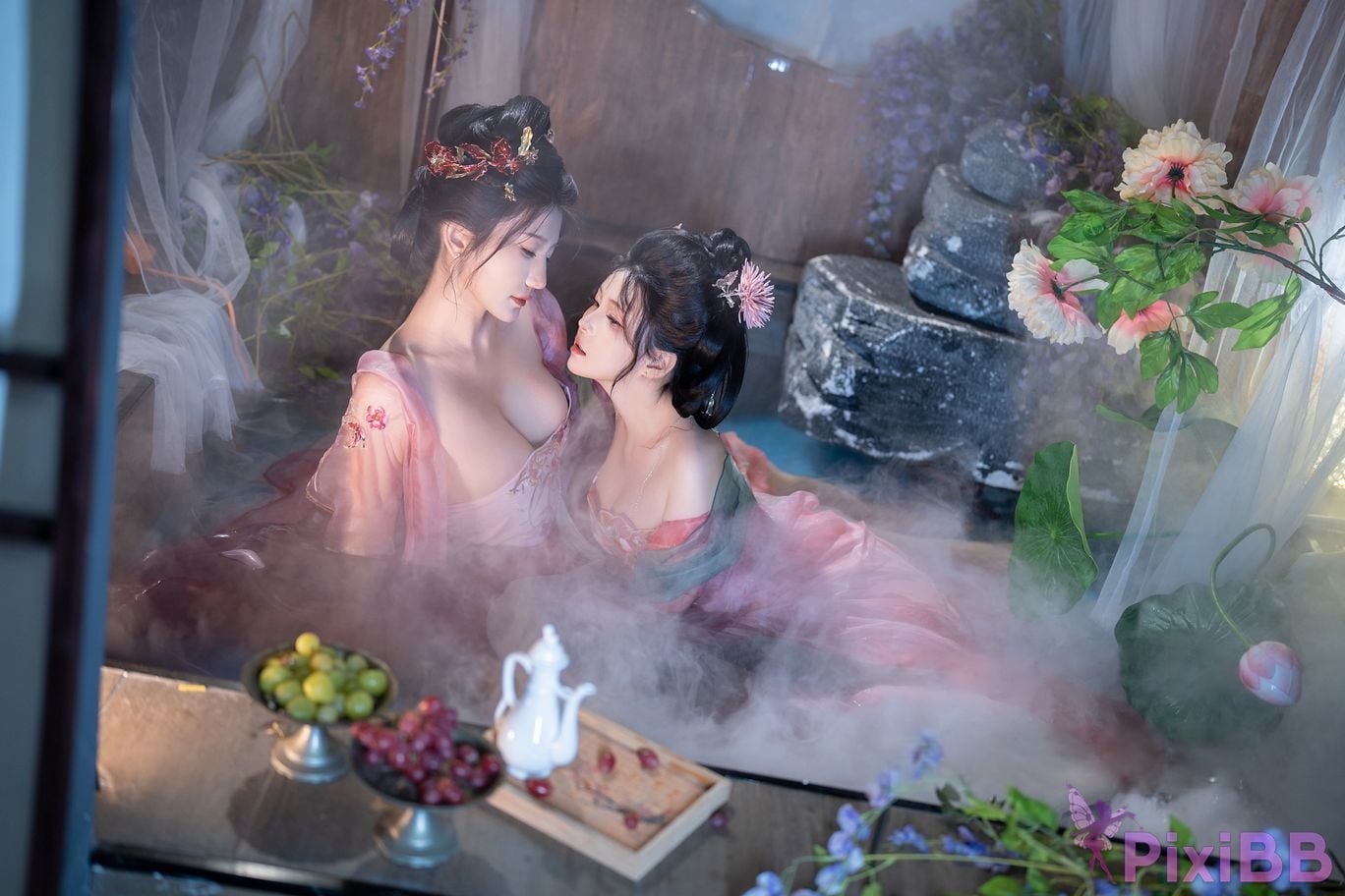 Coser Xing lan shi lan lan jiao lan mei ya and Natsuko PixiBB.COM 050