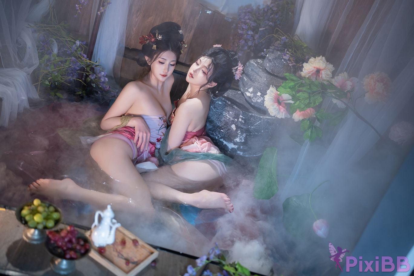 Coser Xing lan shi lan lan jiao lan mei ya and Natsuko PixiBB.COM 053