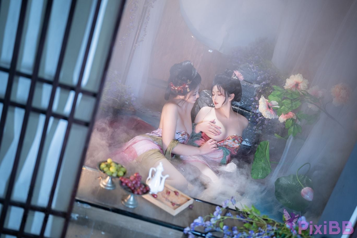 Coser Xing lan shi lan lan jiao lan mei ya and Natsuko PixiBB.COM 059