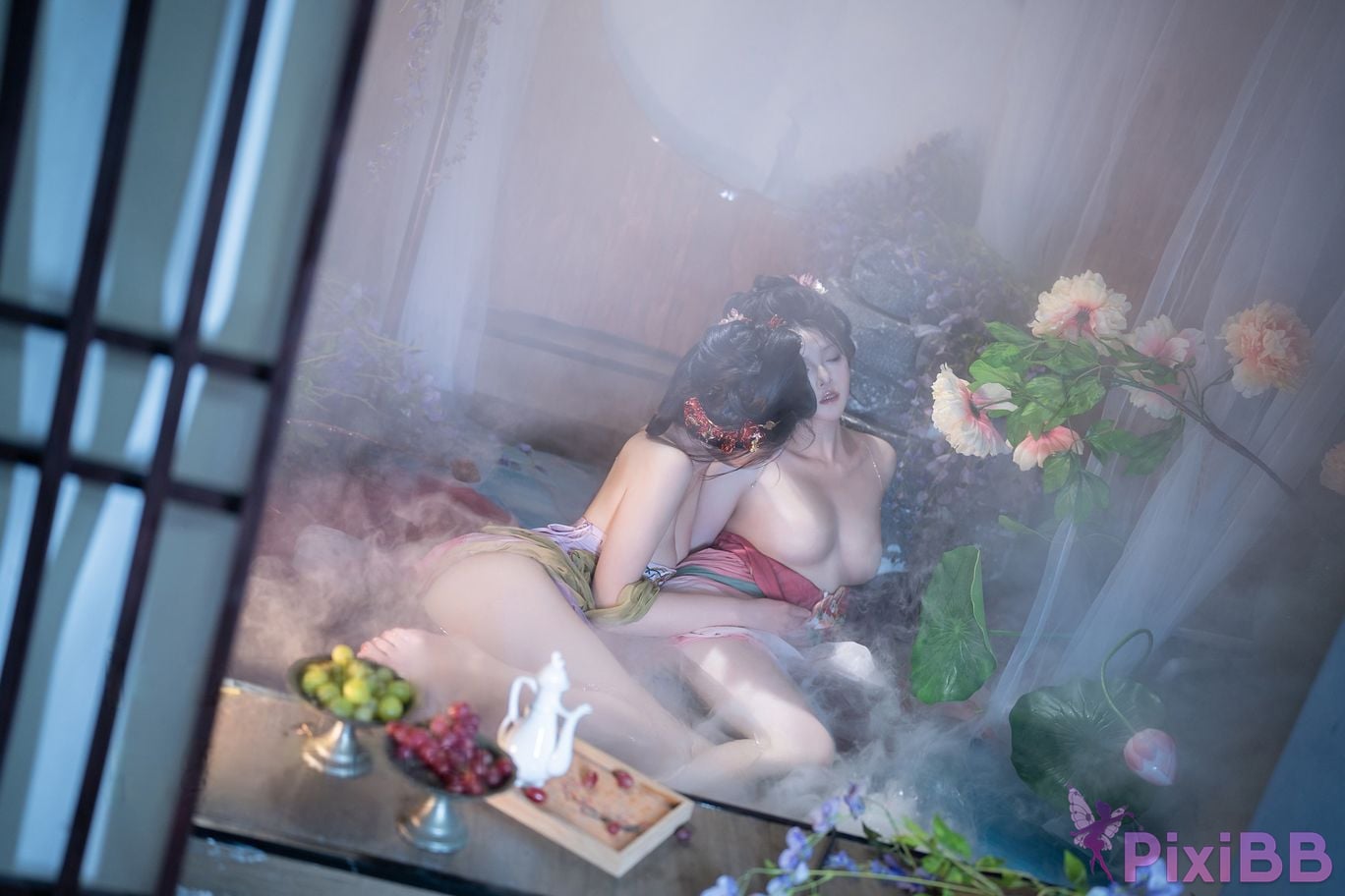 Coser Xing lan shi lan lan jiao lan mei ya and Natsuko PixiBB.COM 061