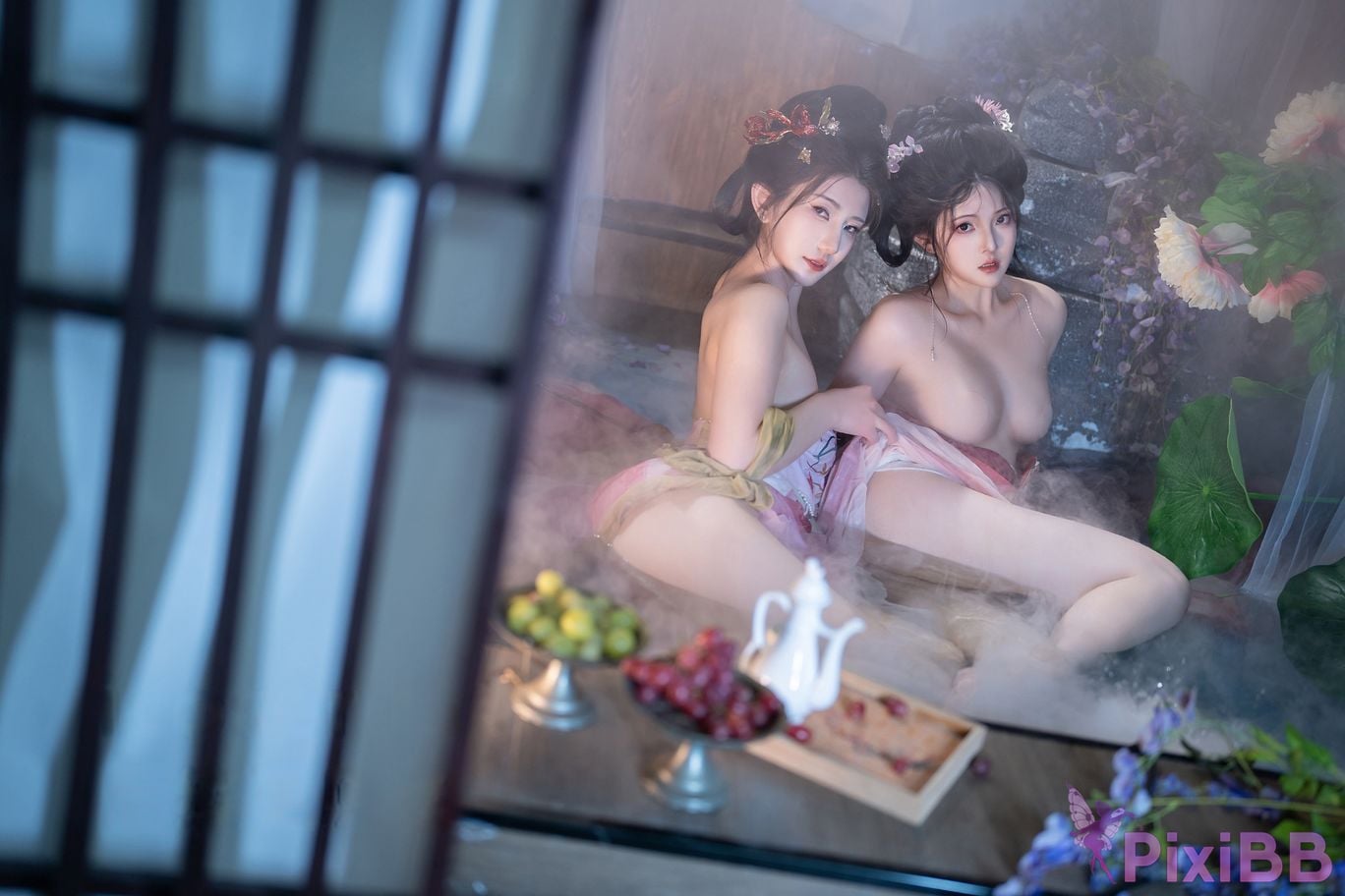 Coser Xing lan shi lan lan jiao lan mei ya and Natsuko PixiBB.COM 063
