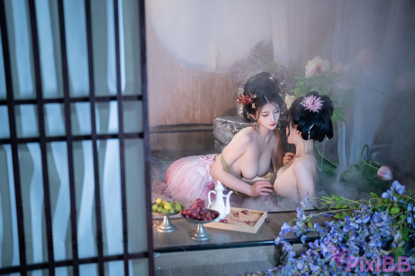 Coser Xing lan shi lan lan jiao lan mei ya and Natsuko PixiBB.COM 064