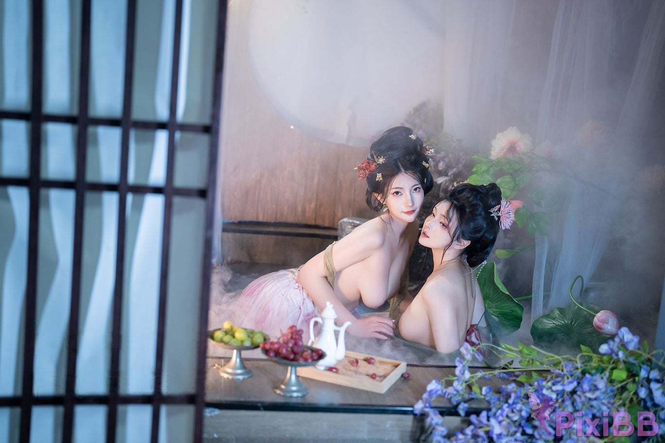 Coser Xing lan shi lan lan jiao lan mei ya and Natsuko PixiBB.COM 065