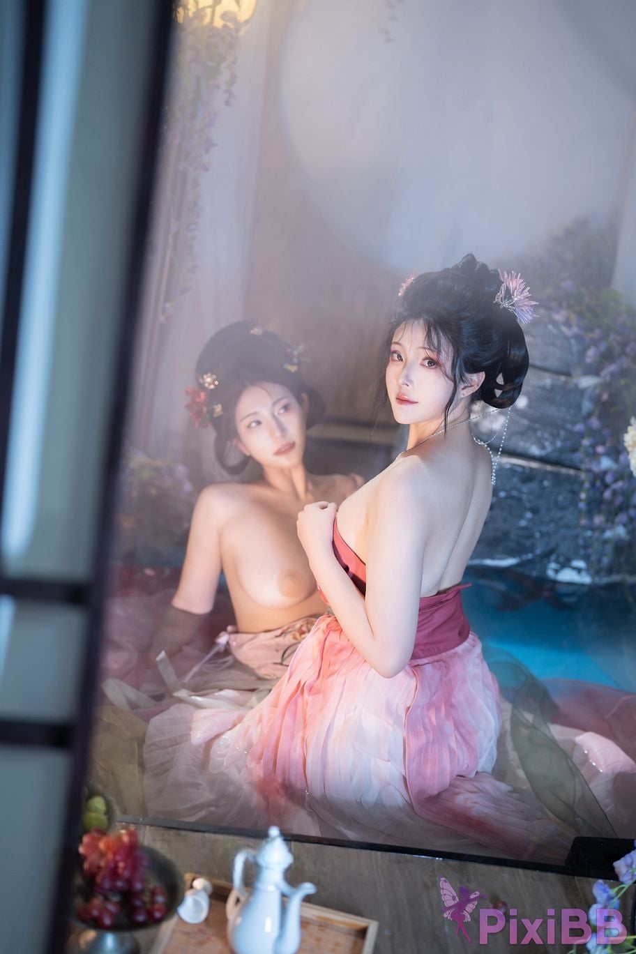Coser Xing lan shi lan lan jiao lan mei ya and Natsuko PixiBB.COM 070