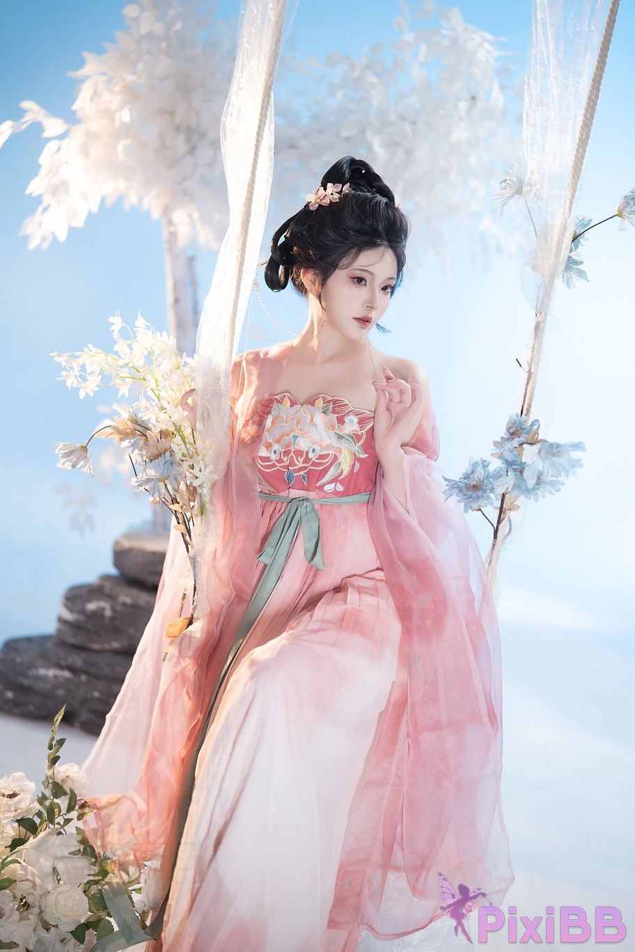 Coser Xing lan shi lan lan jiao lan mei ya and Natsuko PixiBB.COM 079