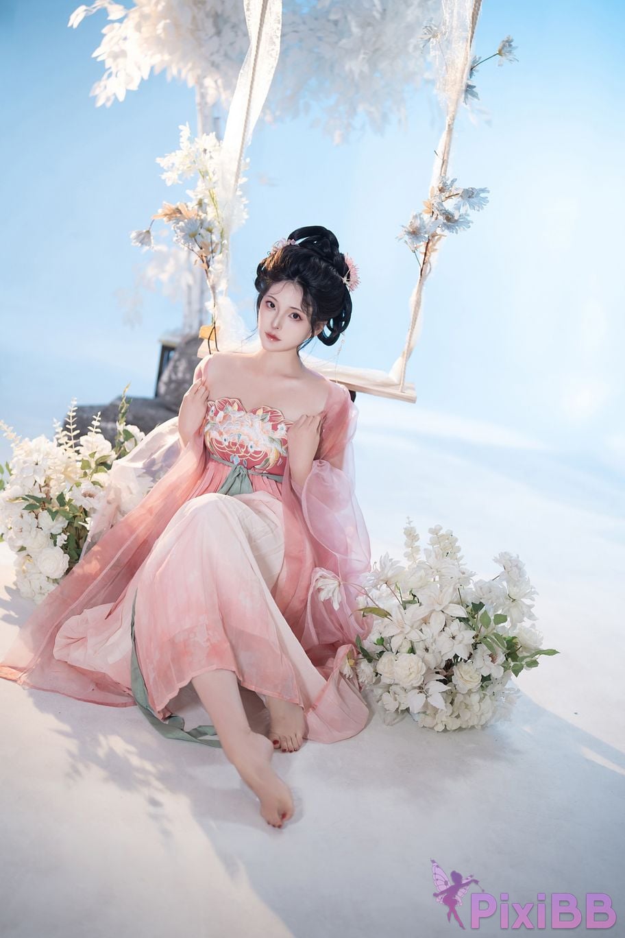 Coser Xing lan shi lan lan jiao lan mei ya and Natsuko PixiBB.COM 080