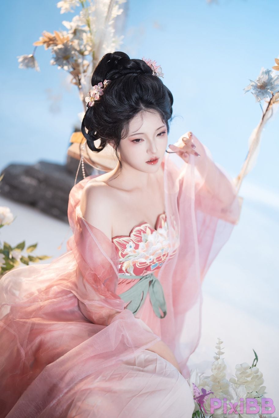 Coser Xing lan shi lan lan jiao lan mei ya and Natsuko PixiBB.COM 082