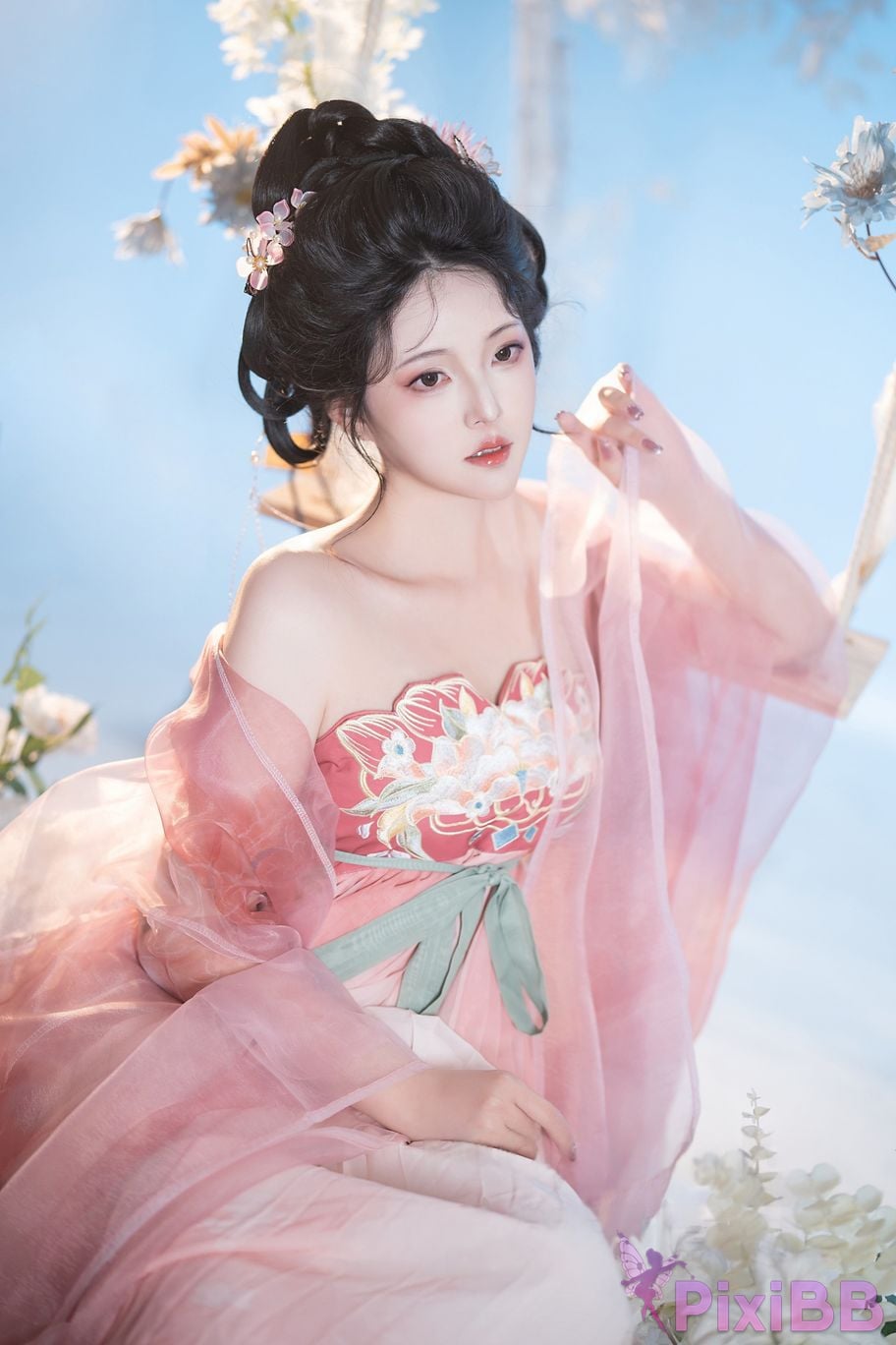 Coser Xing lan shi lan lan jiao lan mei ya and Natsuko PixiBB.COM 083
