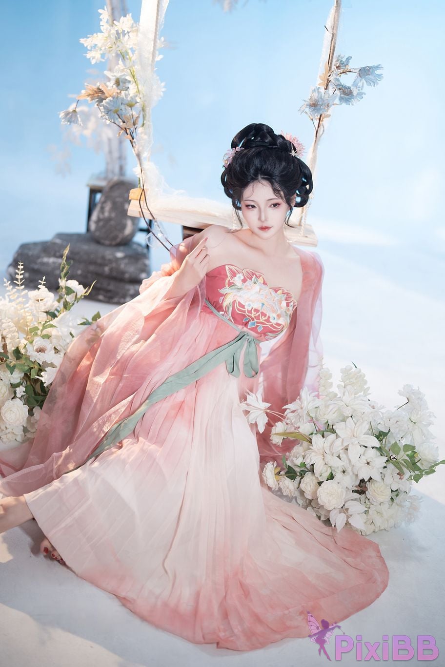 Coser Xing lan shi lan lan jiao lan mei ya and Natsuko PixiBB.COM 084