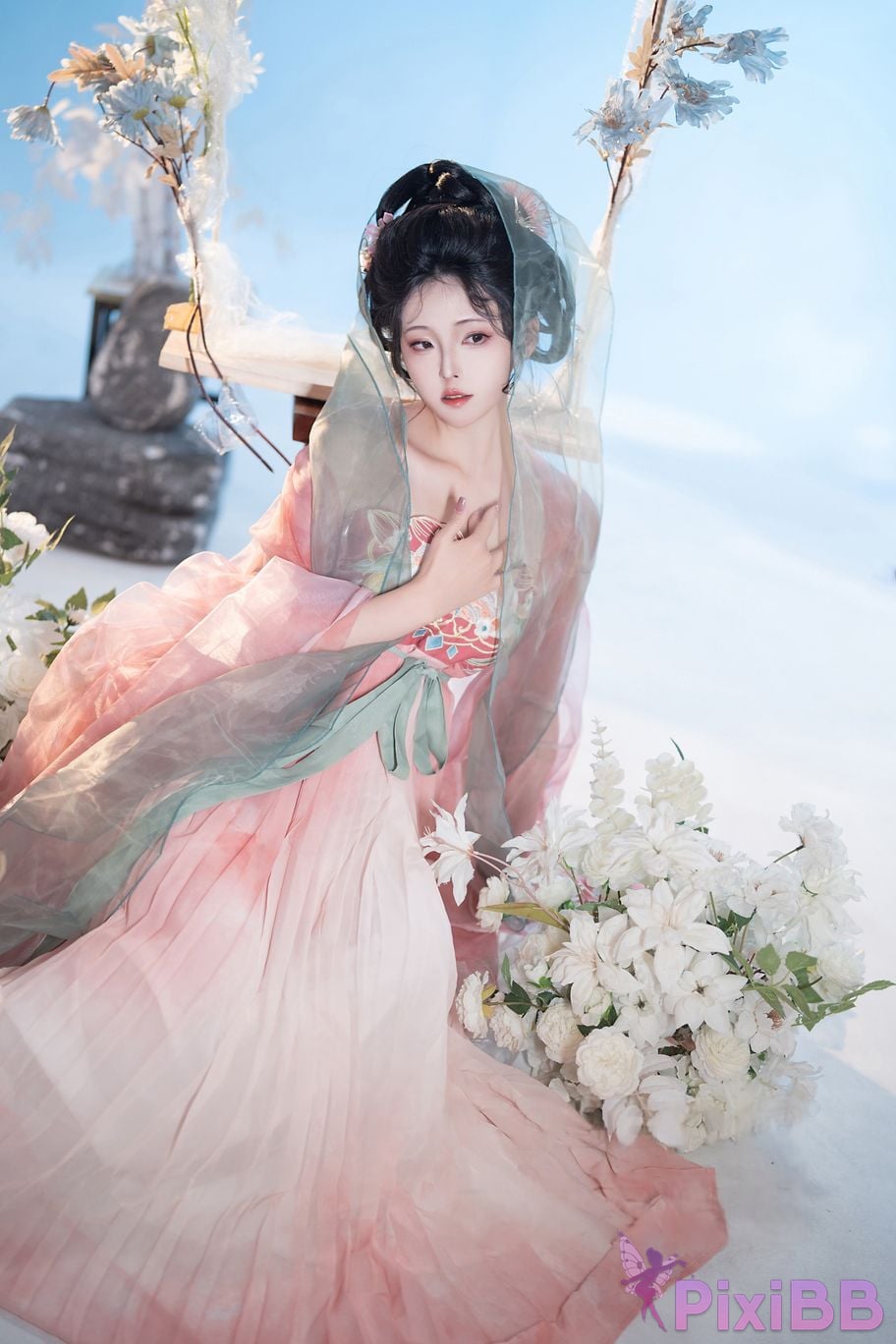 Coser Xing lan shi lan lan jiao lan mei ya and Natsuko PixiBB.COM 085