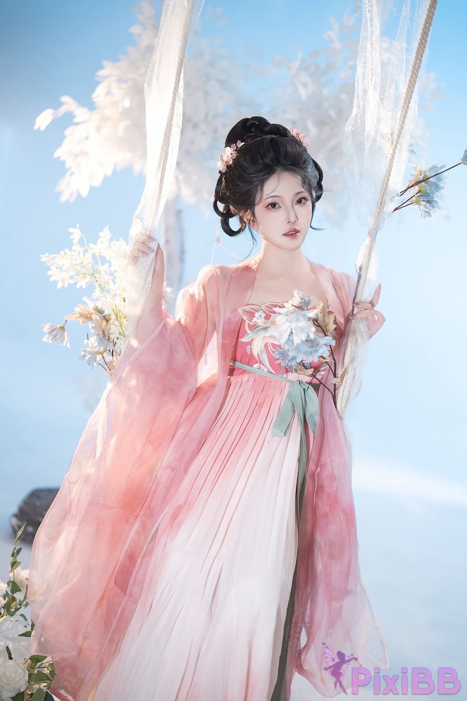 Coser Xing lan shi lan lan jiao lan mei ya and Natsuko PixiBB.COM 086
