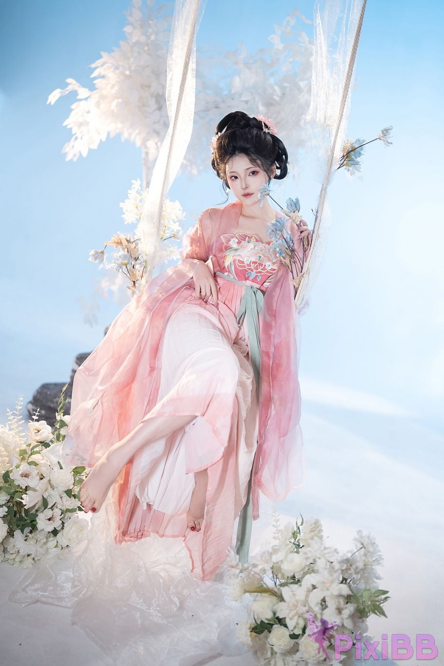 Coser Xing lan shi lan lan jiao lan mei ya and Natsuko PixiBB.COM 089