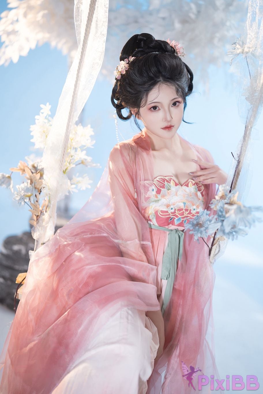 Coser Xing lan shi lan lan jiao lan mei ya and Natsuko PixiBB.COM 090