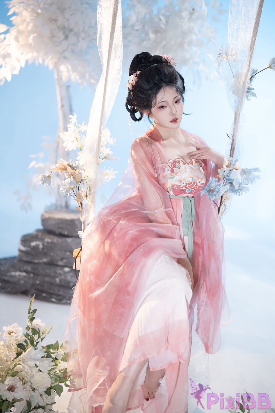 Coser Xing lan shi lan lan jiao lan mei ya and Natsuko PixiBB.COM 091