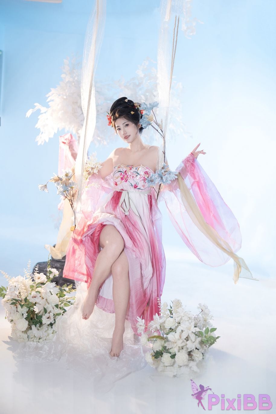Coser Xing lan shi lan lan jiao lan mei ya and Natsuko PixiBB.COM 095