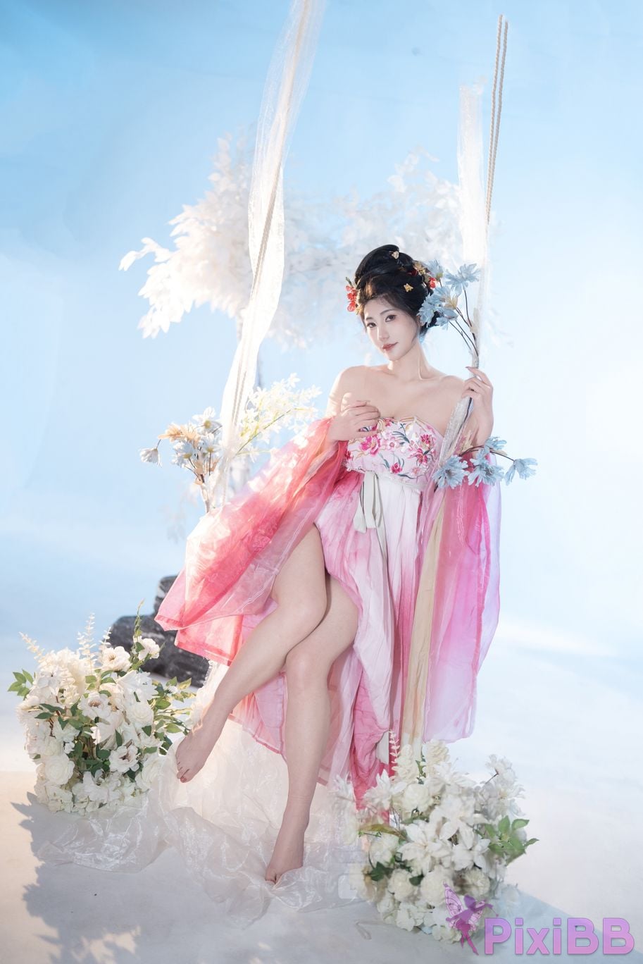 Coser Xing lan shi lan lan jiao lan mei ya and Natsuko PixiBB.COM 096