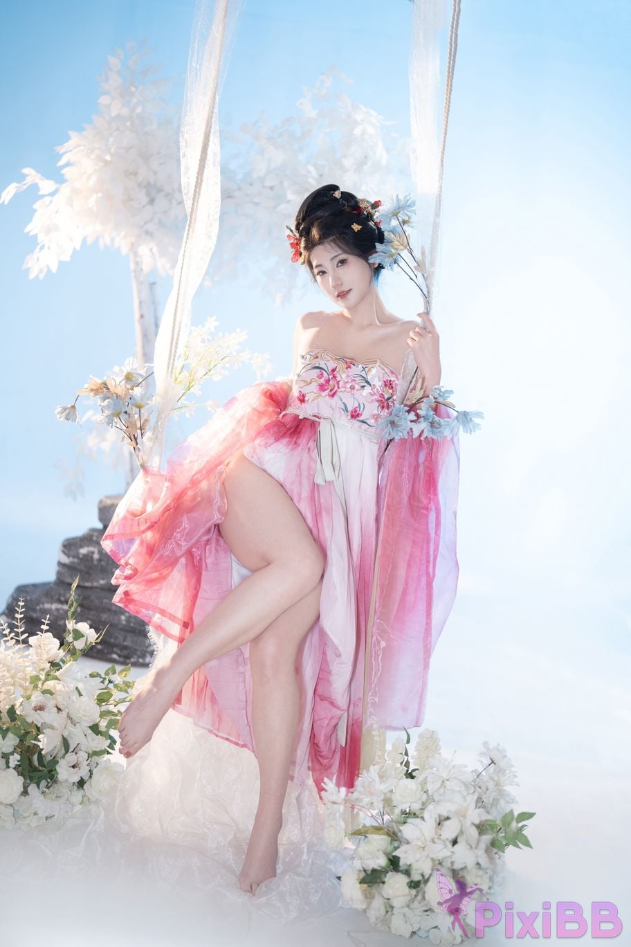 Coser Xing lan shi lan lan jiao lan mei ya and Natsuko PixiBB.COM 098